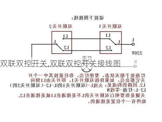 双联双控开关,双联双控开关接线图