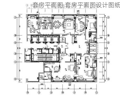 套房平面图,套房平面图设计图纸