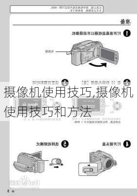 摄像机使用技巧,摄像机使用技巧和方法