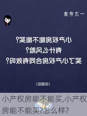 小产权房能不能买,小产权房能不能买?怎么样?