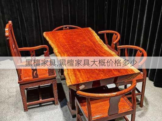 黑檀家具,黑檀家具大概价格多少