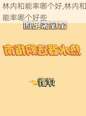 林内和能率哪个好,林内和能率哪个好些