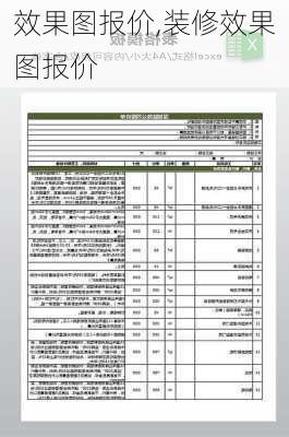 效果图报价,装修效果图报价