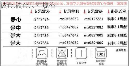 被套,被套尺寸规格