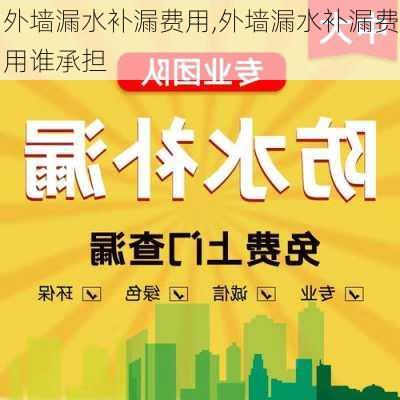 外墙漏水补漏费用,外墙漏水补漏费用谁承担