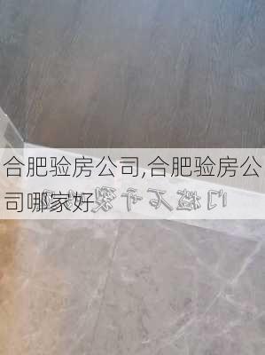 合肥验房公司,合肥验房公司哪家好