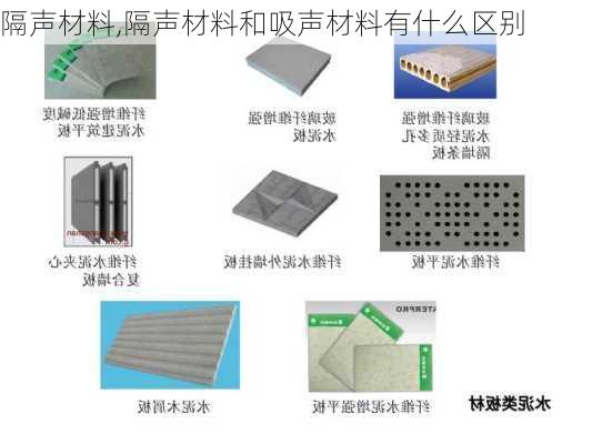 隔声材料,隔声材料和吸声材料有什么区别