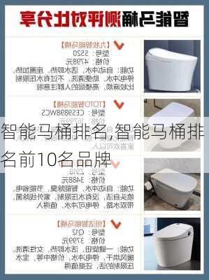 智能马桶排名,智能马桶排名前10名品牌