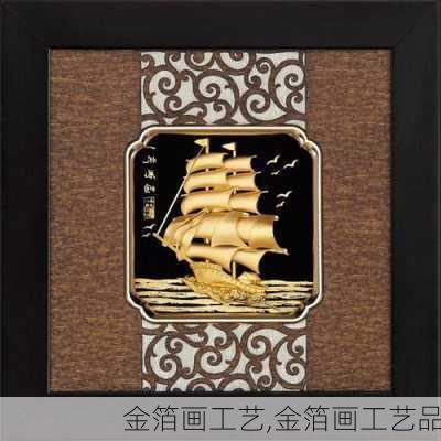 金箔画工艺,金箔画工艺品