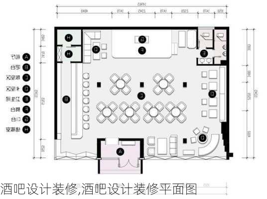 酒吧设计装修,酒吧设计装修平面图