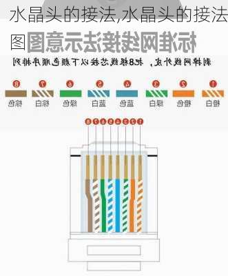 水晶头的接法,水晶头的接法图