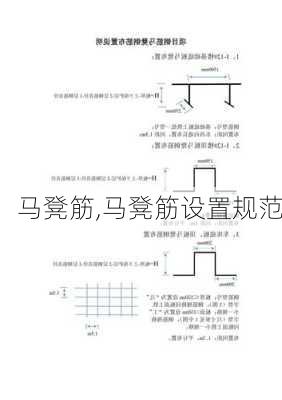 马凳筋,马凳筋设置规范