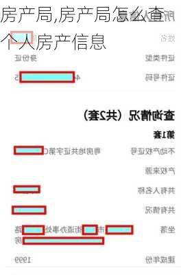 房产局,房产局怎么查个人房产信息