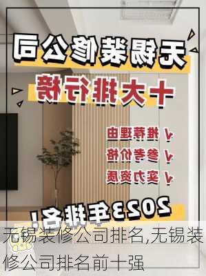 无锡装修公司排名,无锡装修公司排名前十强