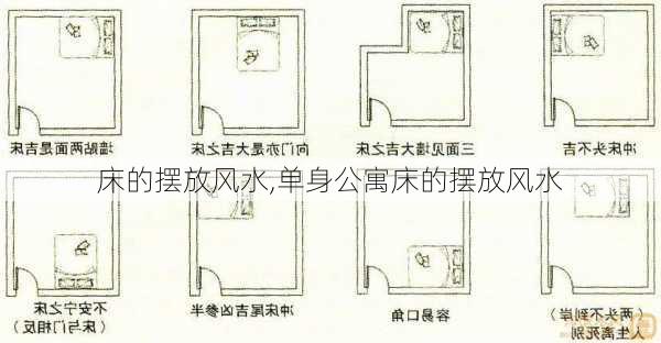 床的摆放风水,单身公寓床的摆放风水